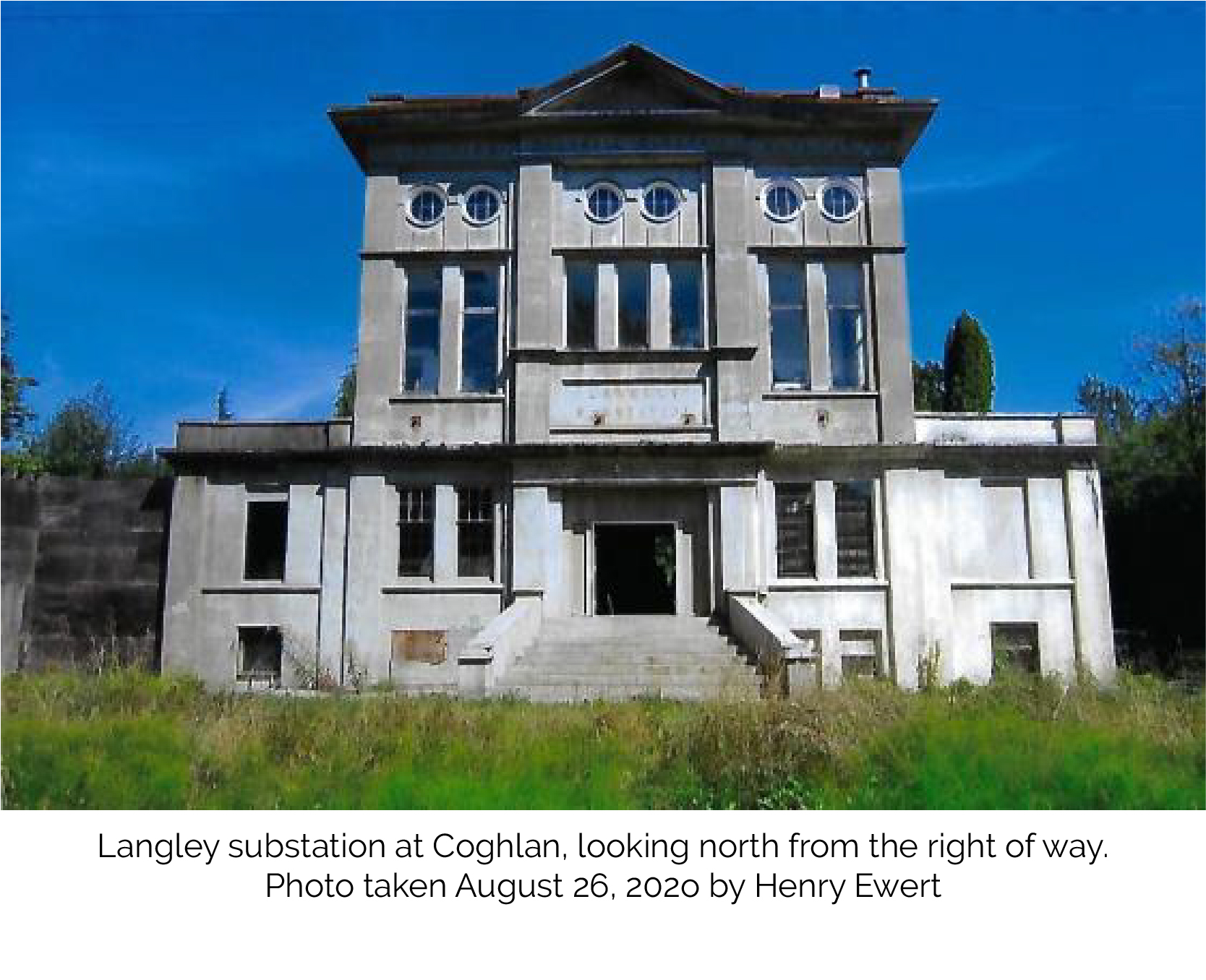 Cloverdale Power Substation Fraser Valley Heritage Rail Society